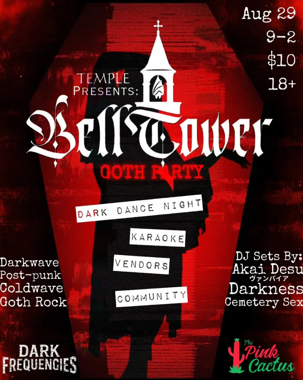 BellTower Goth Party — event flyer