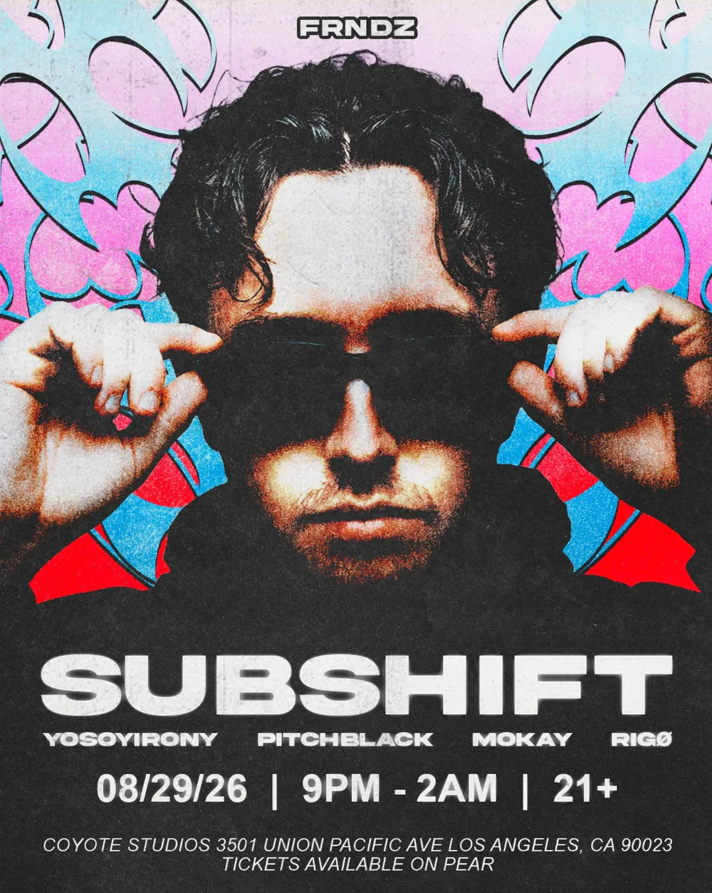 SUBSHIFT — event flyer