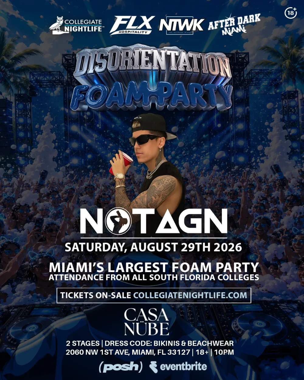 NOT AGN — event flyer