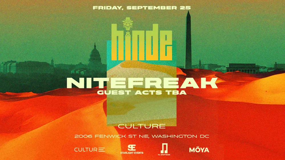 Nü Androids x Starlight Presents — event flyer