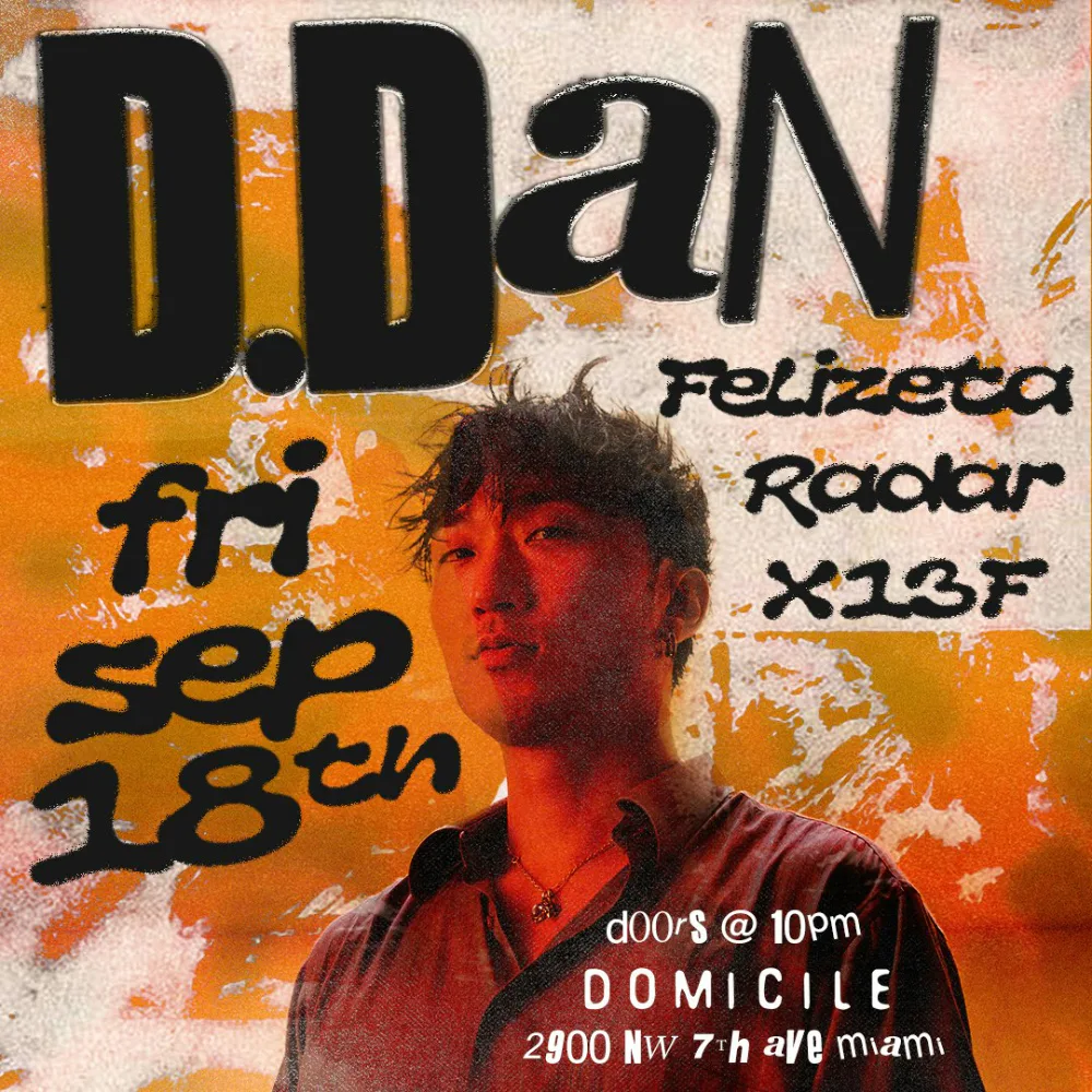 D.Dan — event flyer