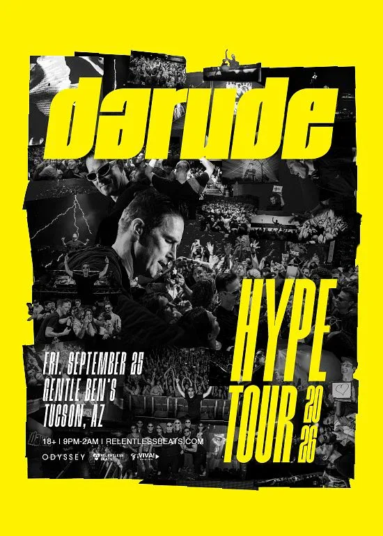 Darude — event flyer