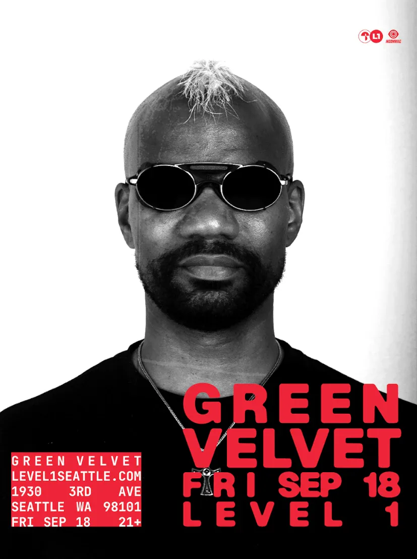 Event flyer for Green Velvet