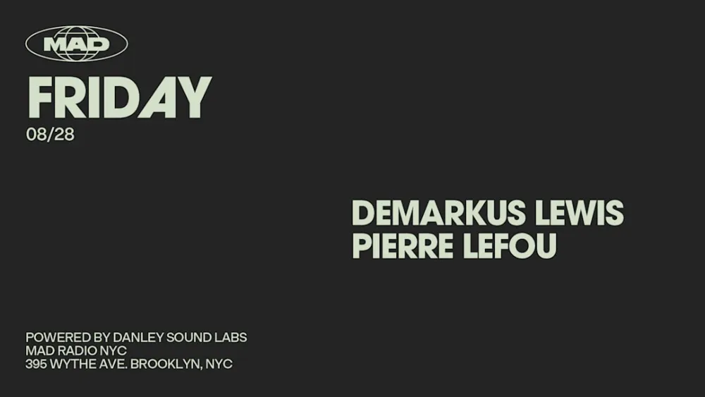 Demarkus Lewis — event flyer