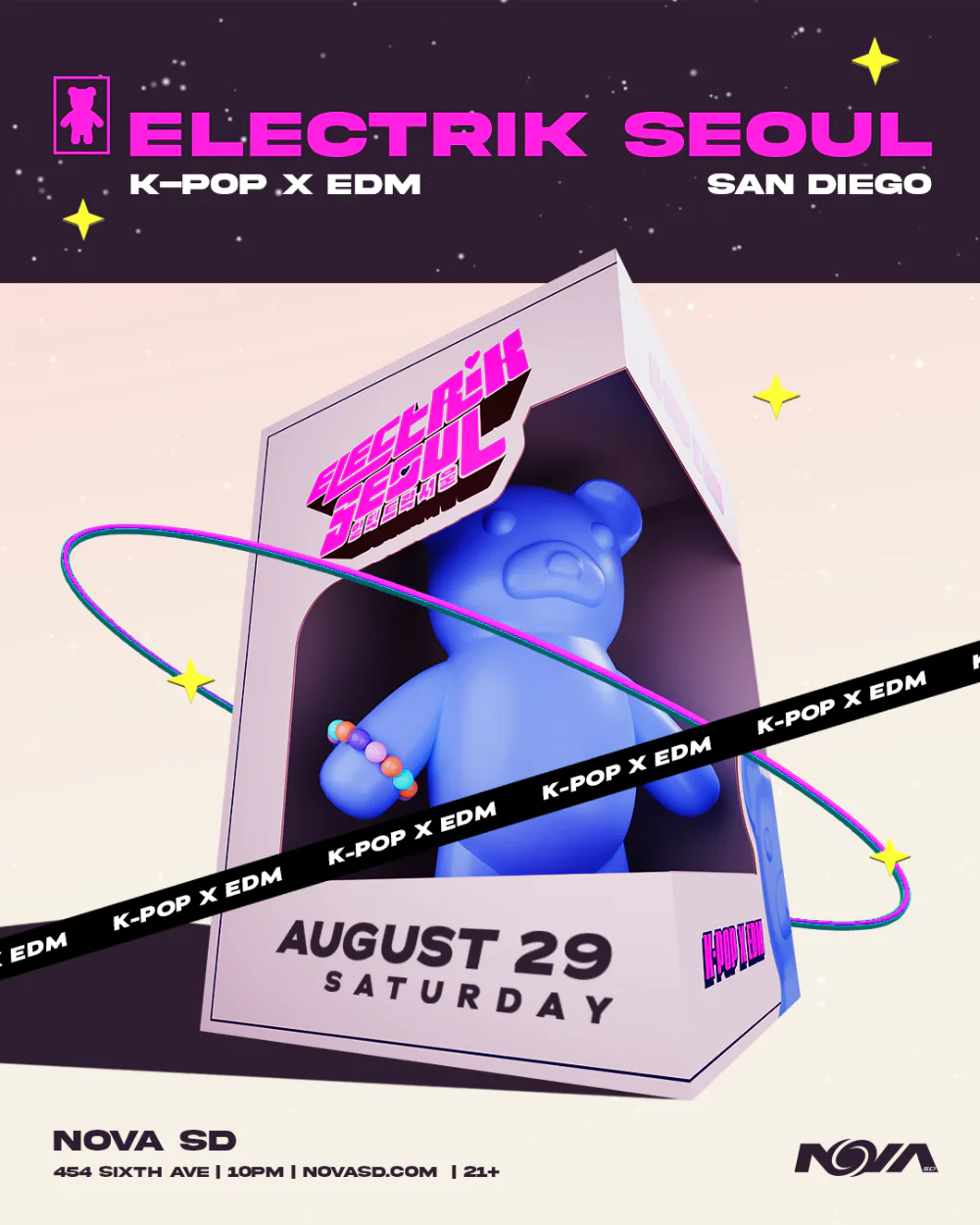 Electrik Seoul - K-Pop x EDM — event flyer