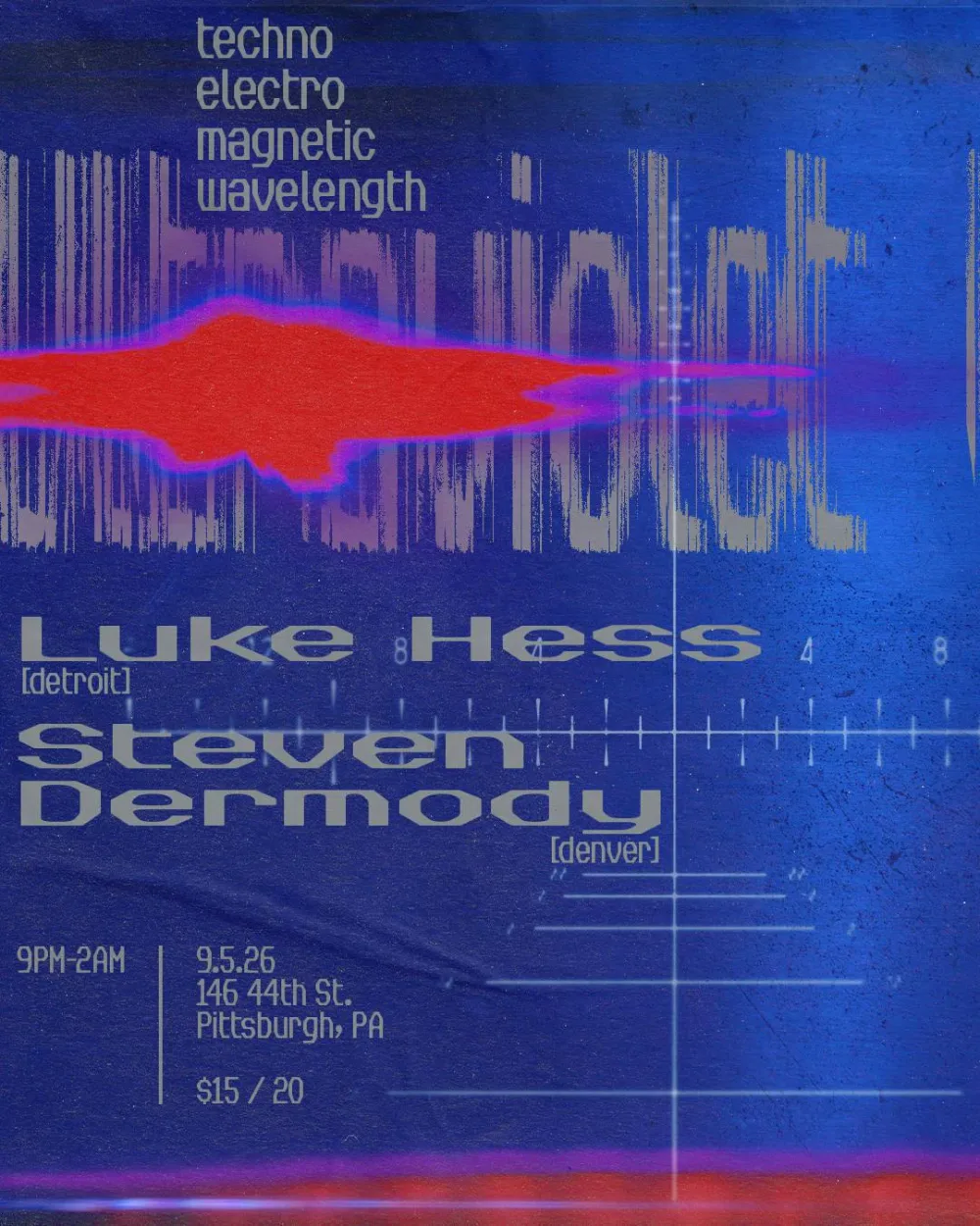 Luke Hess — event flyer