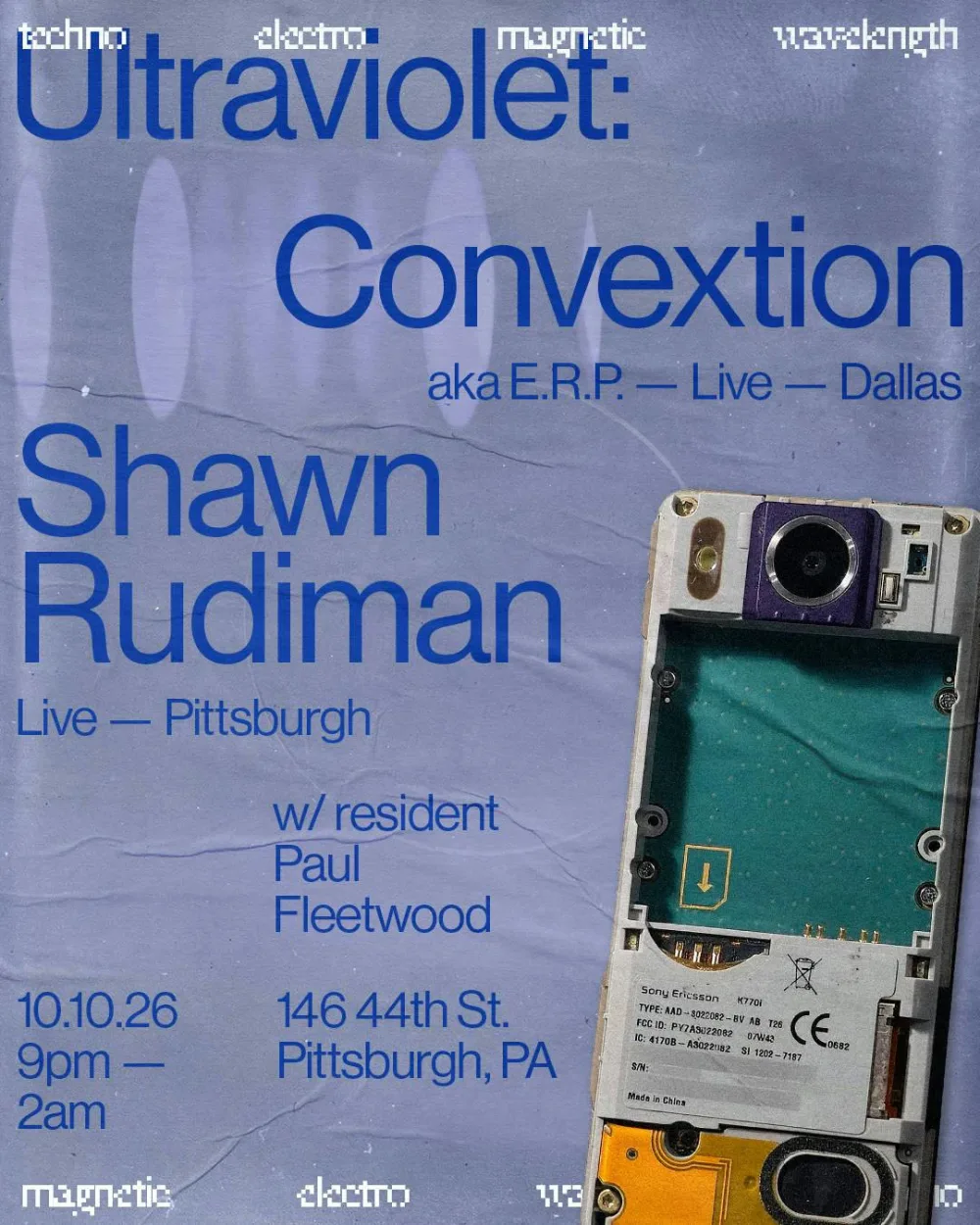 Shawn Rudiman — event flyer
