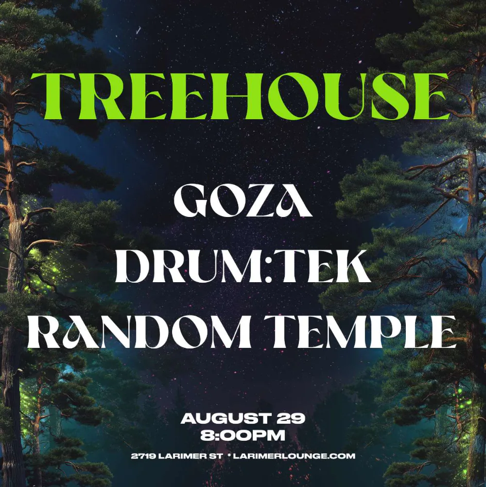 Drum:Tek — event flyer