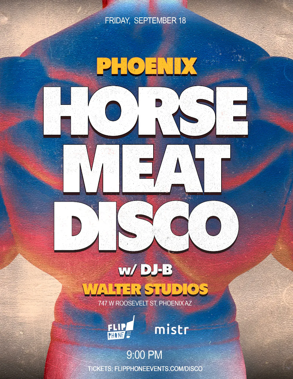 Horse Meat Disco — event flyer