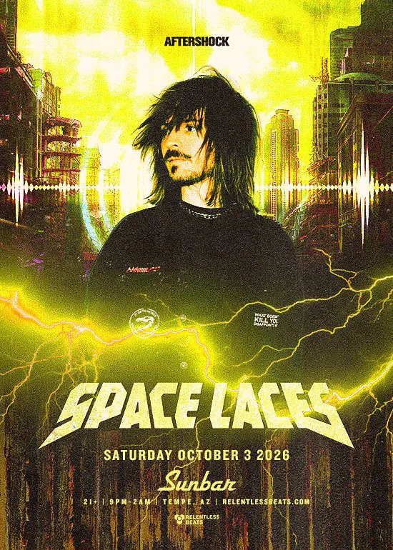Space Laces — event flyer