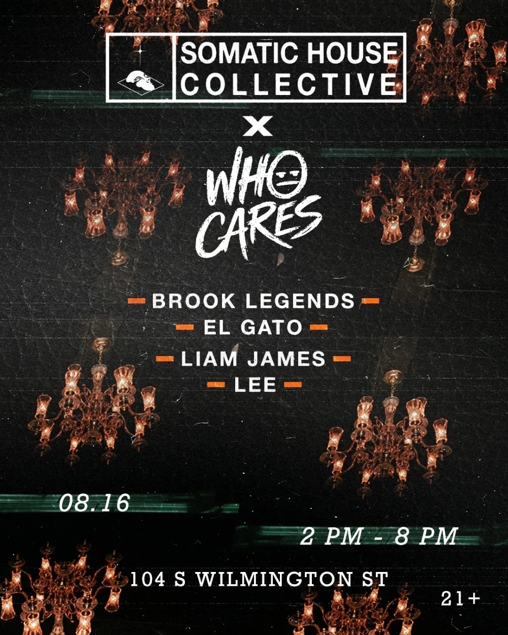 Somatic House Collective X Wh0 Cares — event flyer