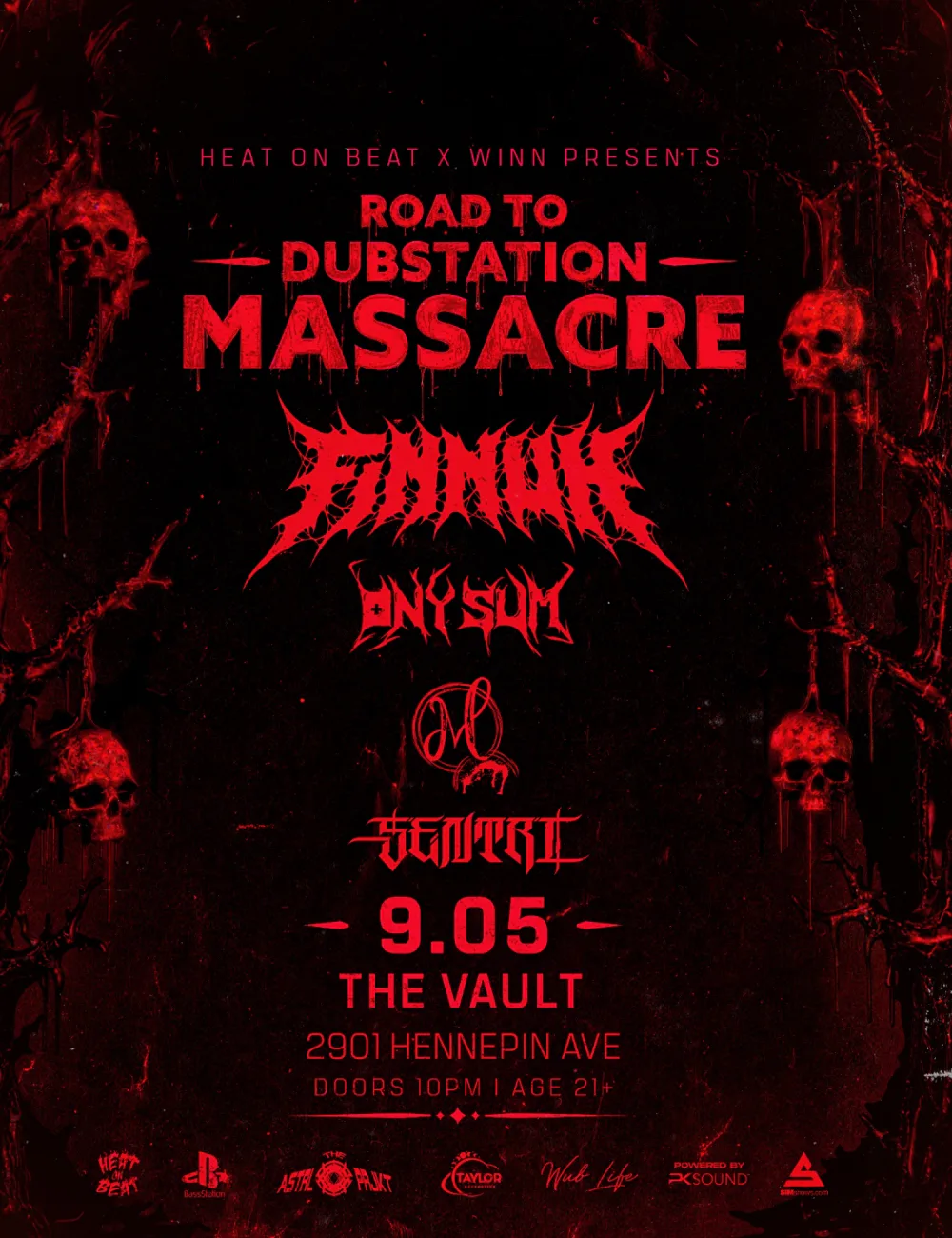 Road To Dubstep Massacre — event flyer