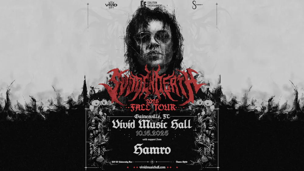 SVDDEN DEATH — event flyer