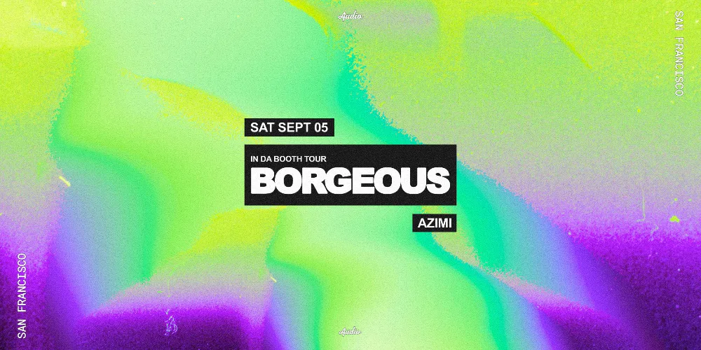 Borgeous — event flyer