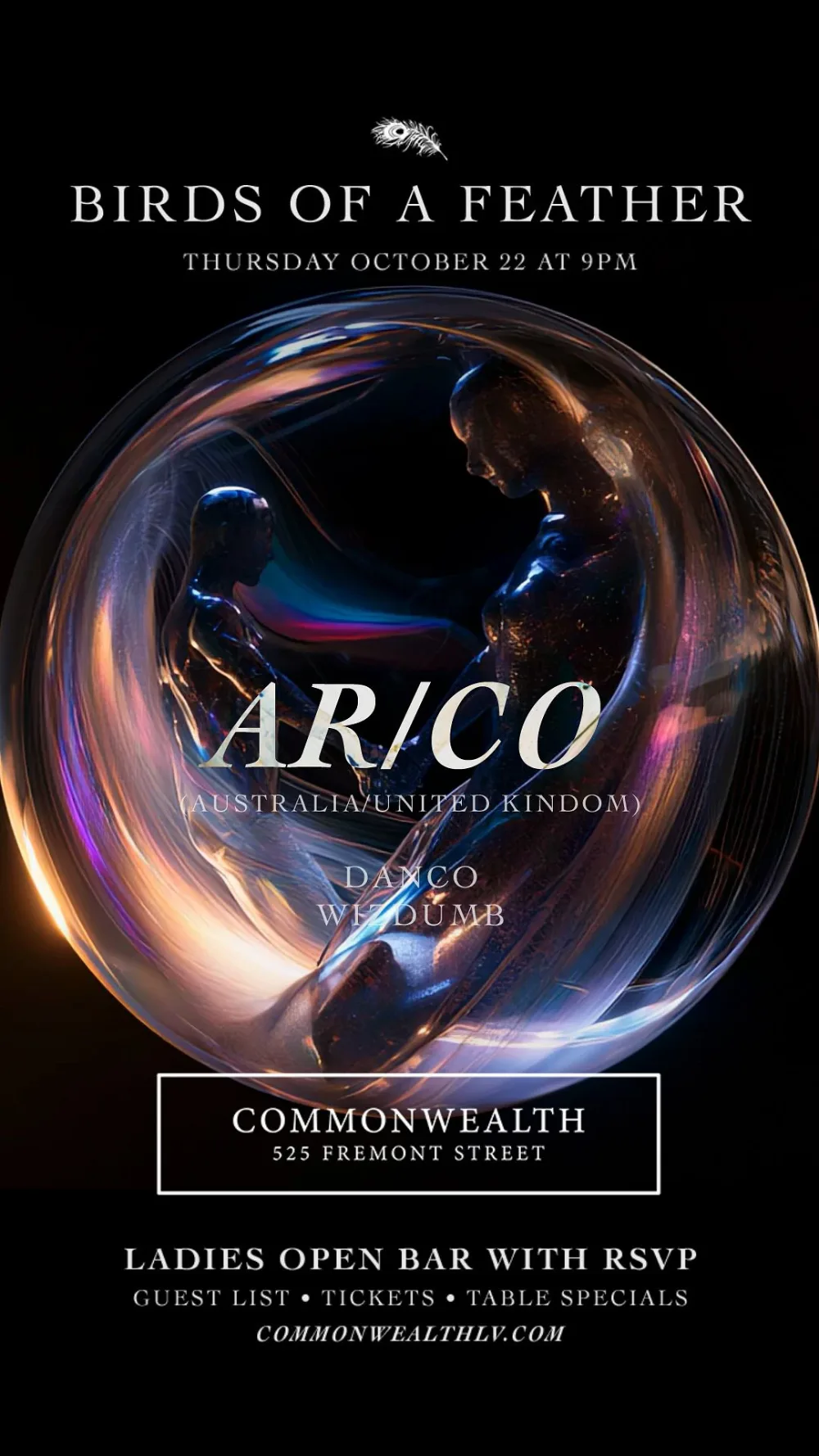 AR/CO — event flyer