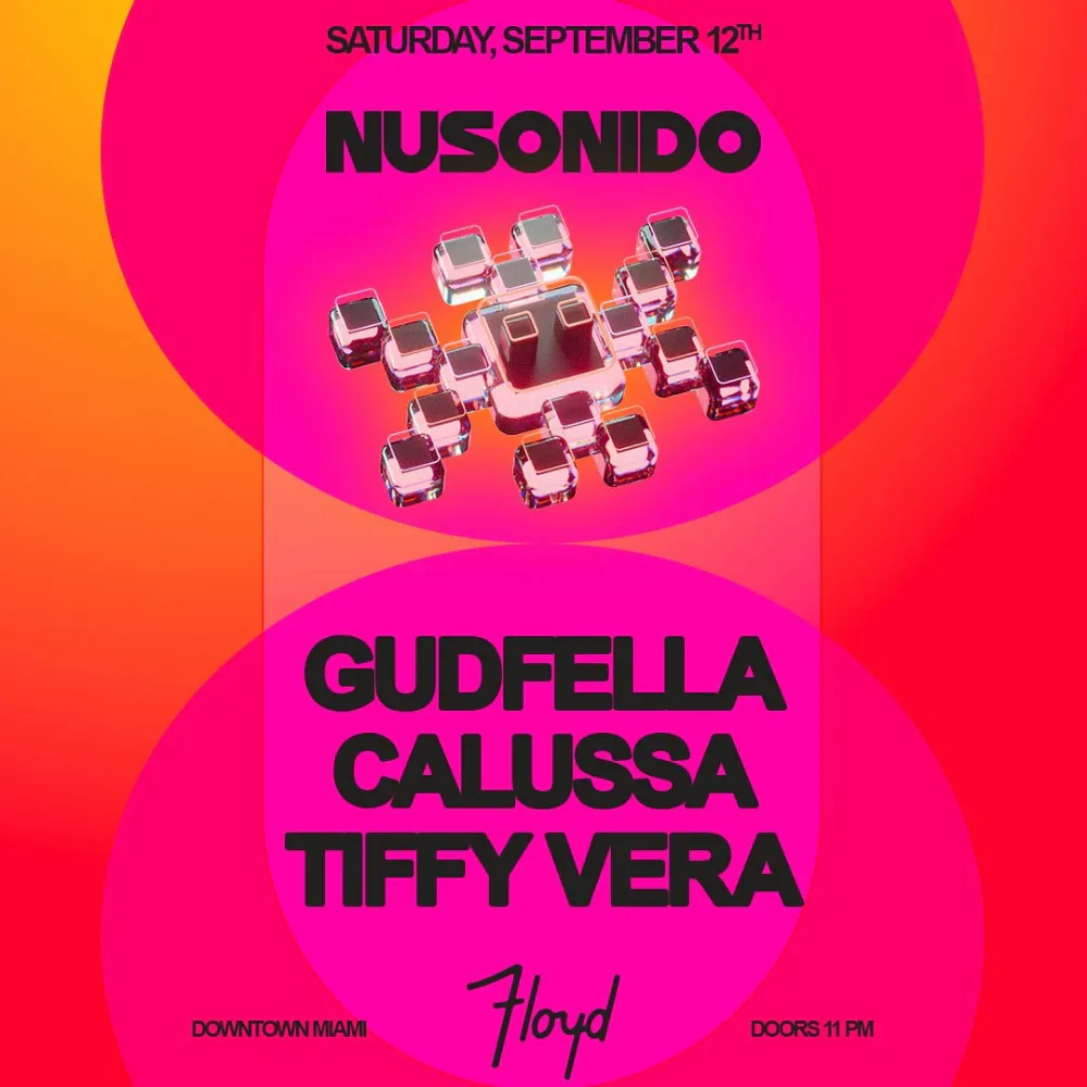 GUDFELLA, Calussa, Tiffy Vera — event flyer