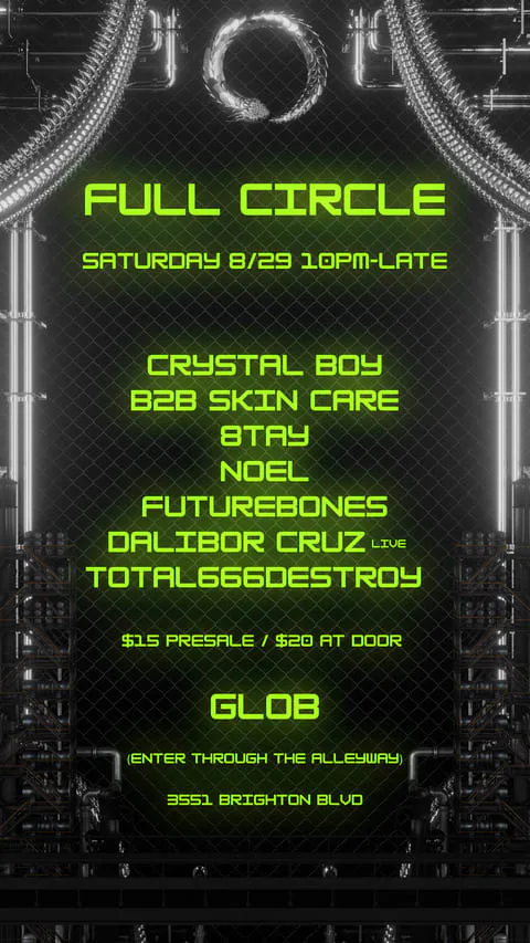 Dalibor Cruz — event flyer