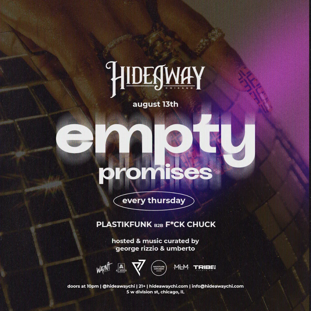 Empty Promises — event flyer