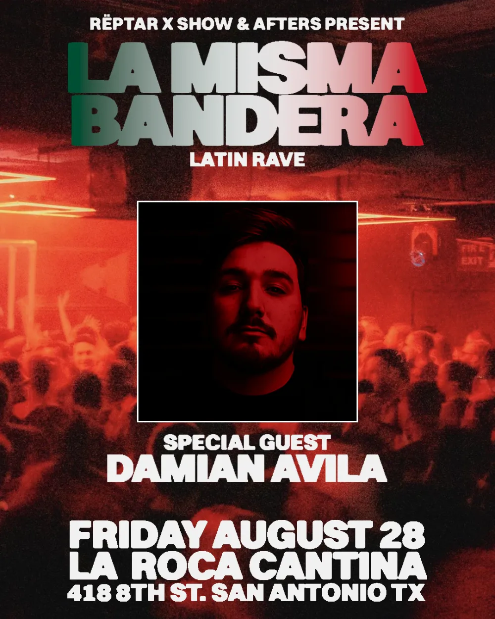 Damian Avila — event flyer