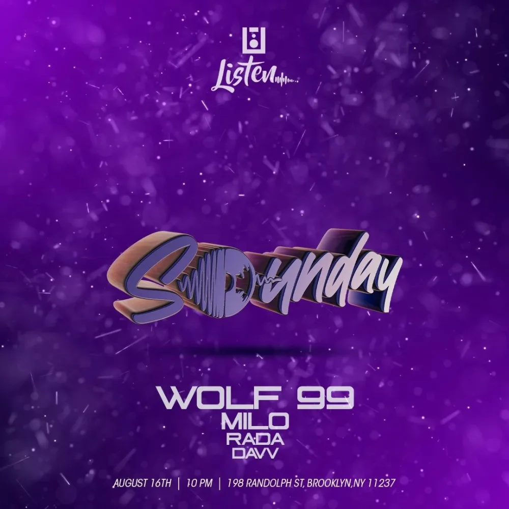 Sounday — event flyer