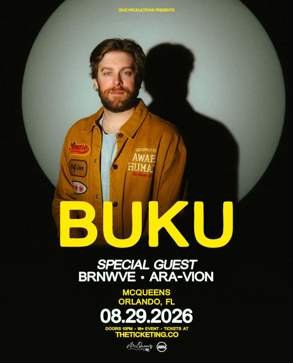 Buku, WHOiSEE — event flyer