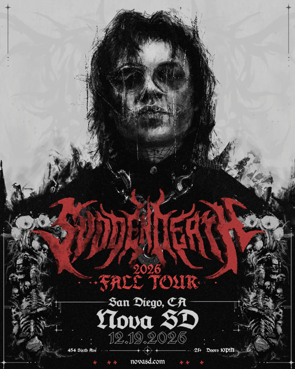 SVDDEN DEATH, PROSECUTE — event flyer