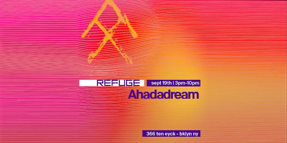 Refuge Saturday Daytime — event flyer