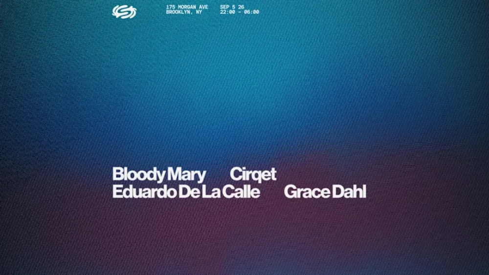 Eduardo De La Calle, Bloody Mary, Grace Dahl, Cirqet — event flyer