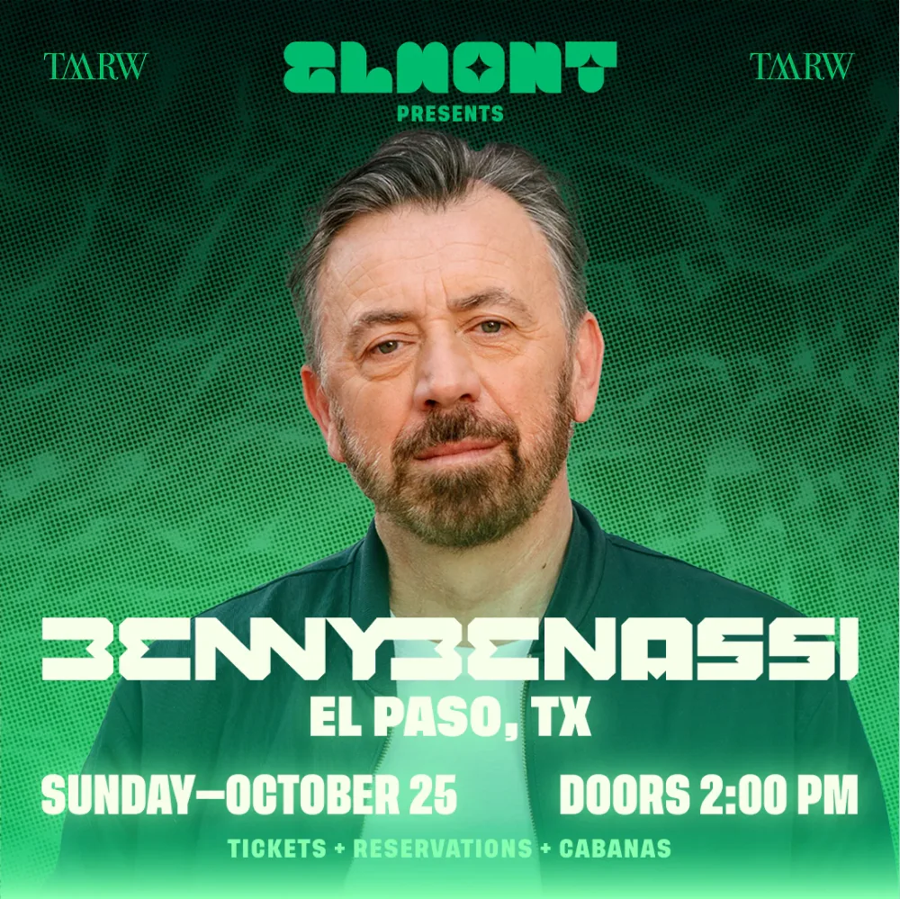 Benny Benassi — event flyer
