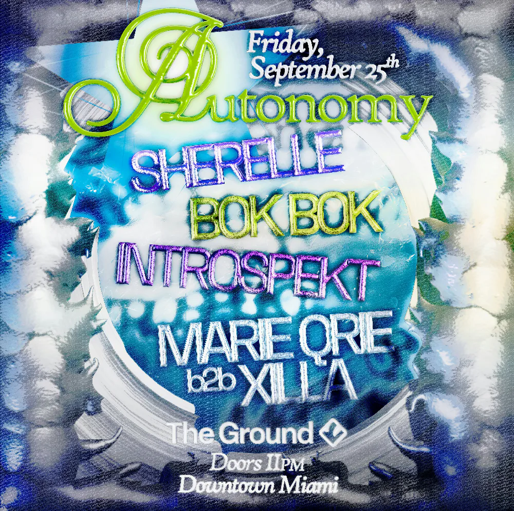 Sherelle, Bok Bok, Introspekt — event flyer