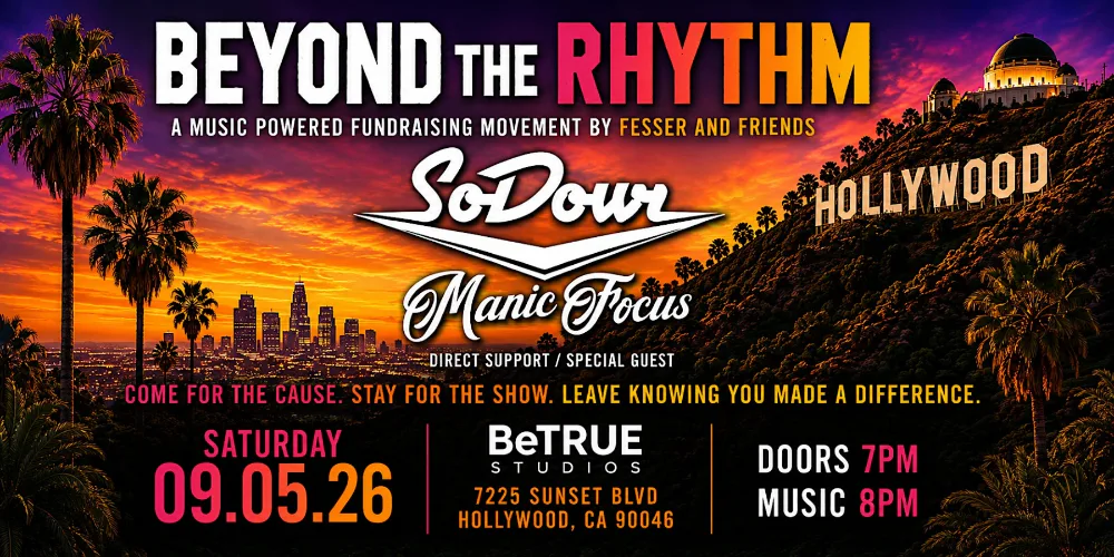 SoDown, Manic Focus — event flyer