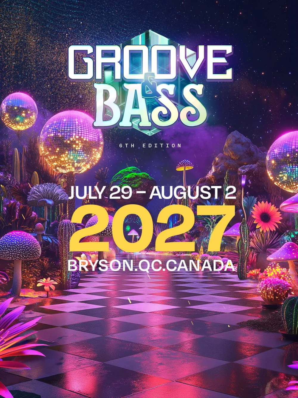 Groove & Bass Festival — event flyer