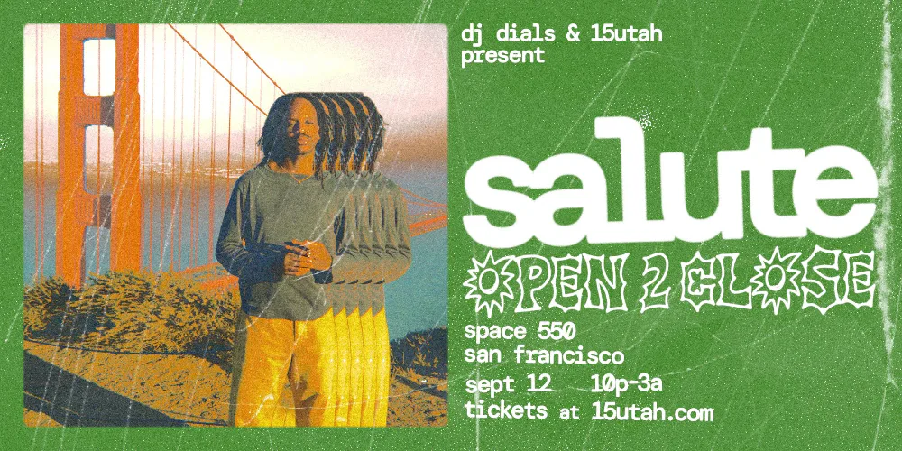 salute — event flyer