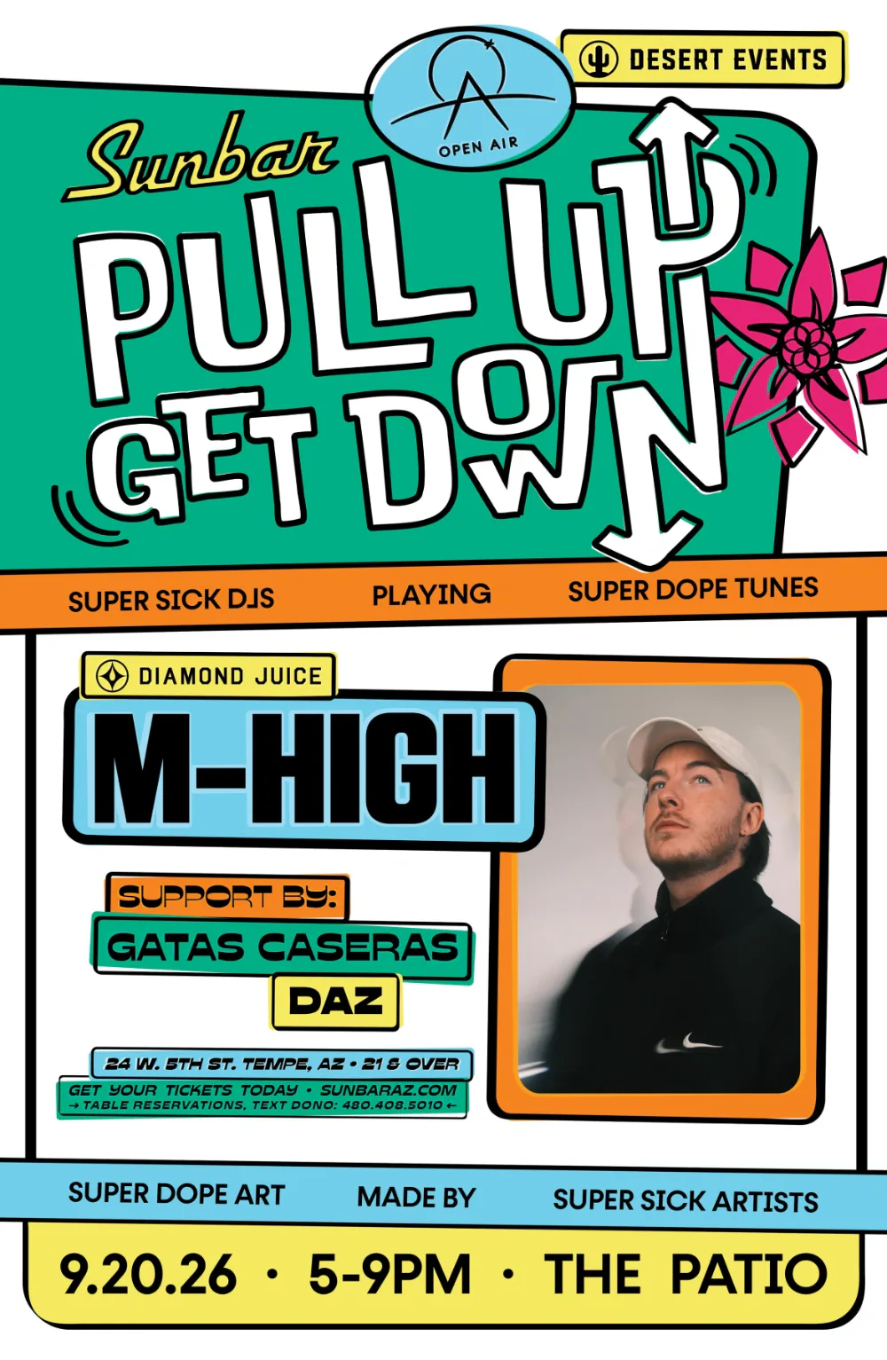 Pull Up, Get Down Open Air — event flyer