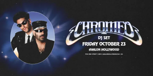 Chromeo — event flyer