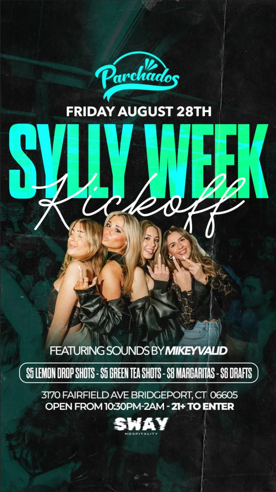 Sylly Week Kickoff — event flyer
