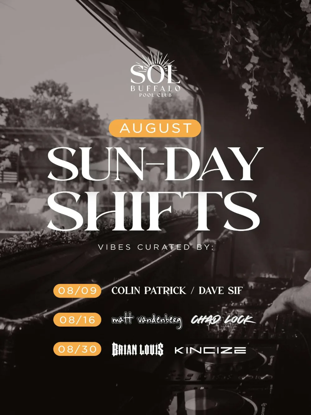 Sun-Day Shift — event flyer