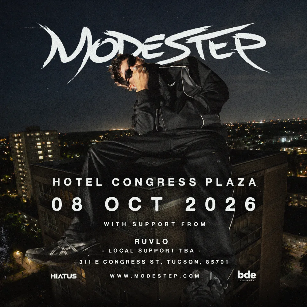 Ruvlo, Modestep — event flyer