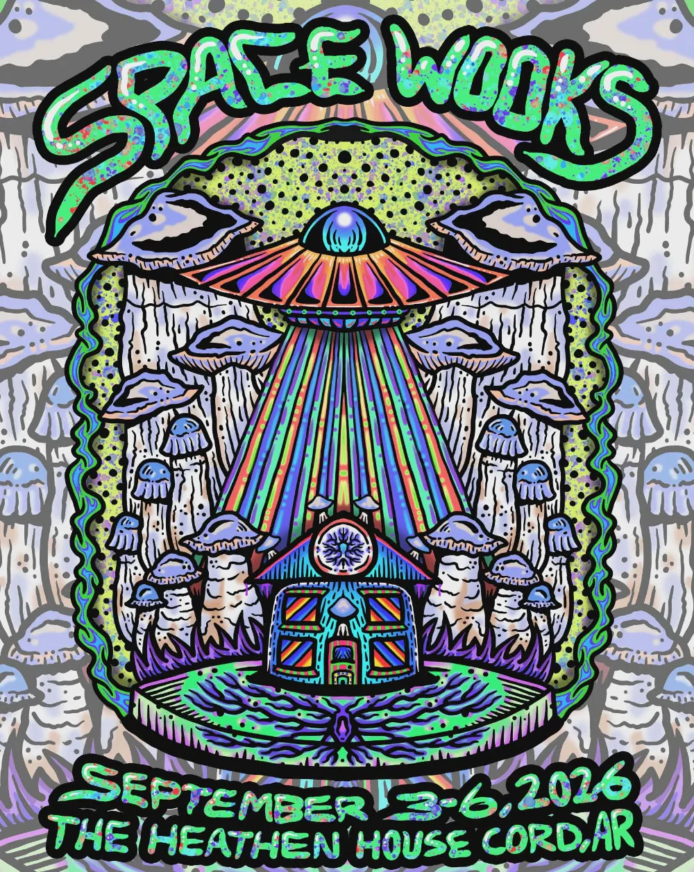 Space Wooks Music Festival — event flyer