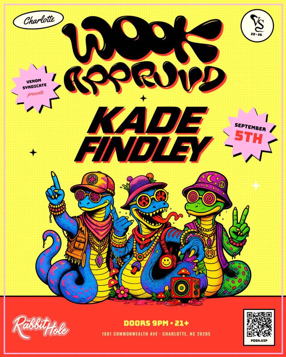 Venom Syndicate Presents Wook Appruvd & Kade Findley — event flyer