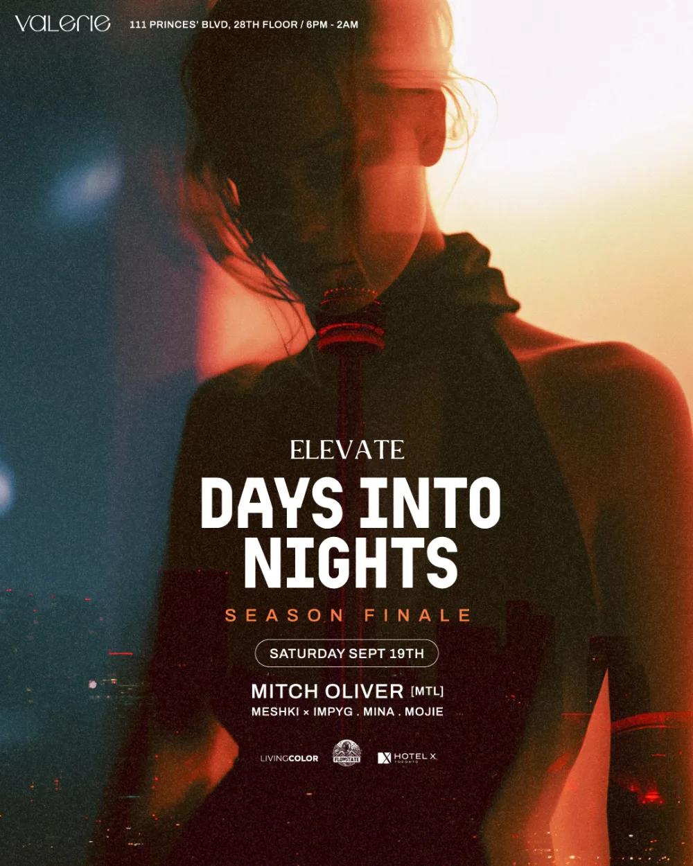 Days Into Nights Summer Rooftop Finale — event flyer