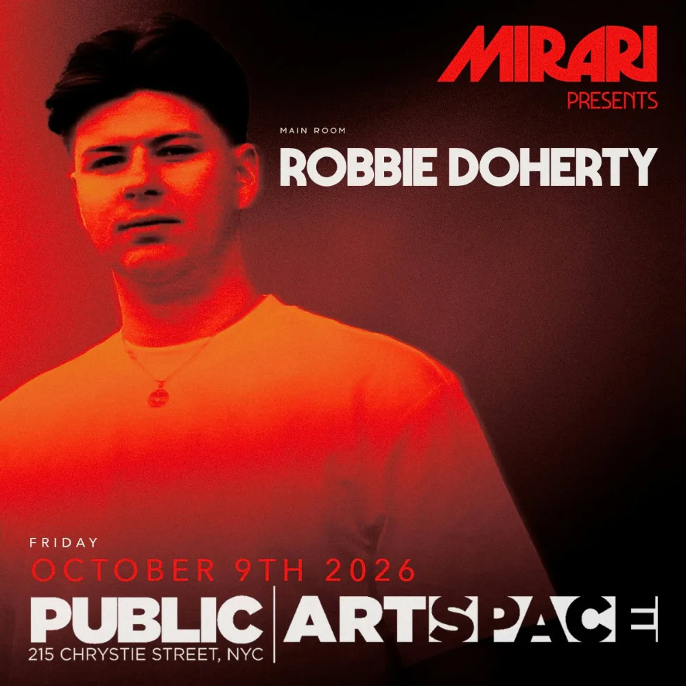 Robbie Doherty — event flyer