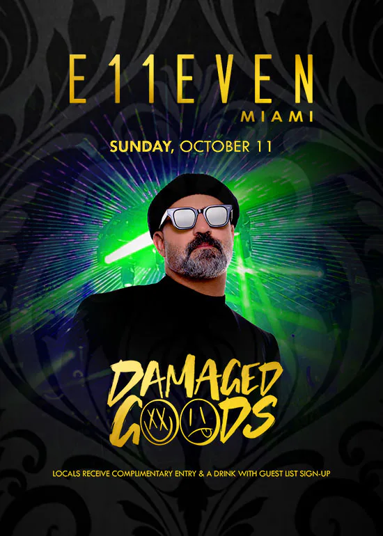 Damaged Goods — event flyer