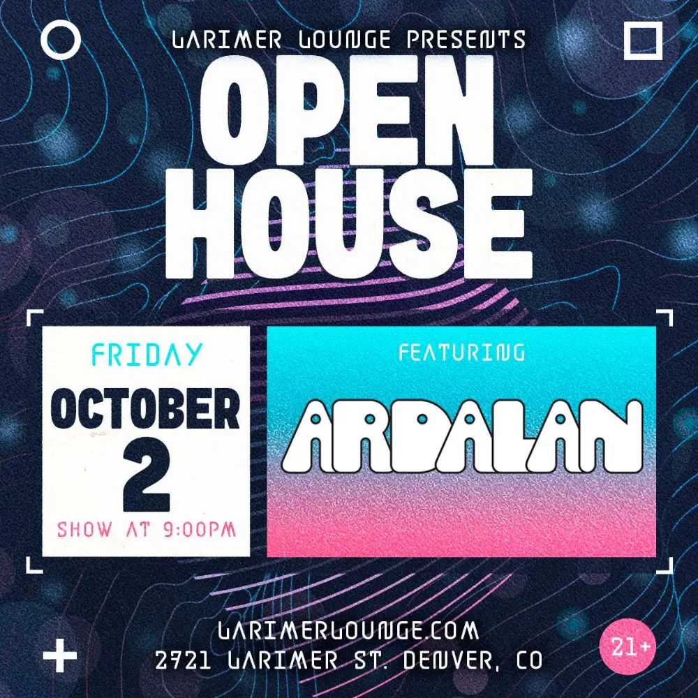 Open House Feat. — event flyer