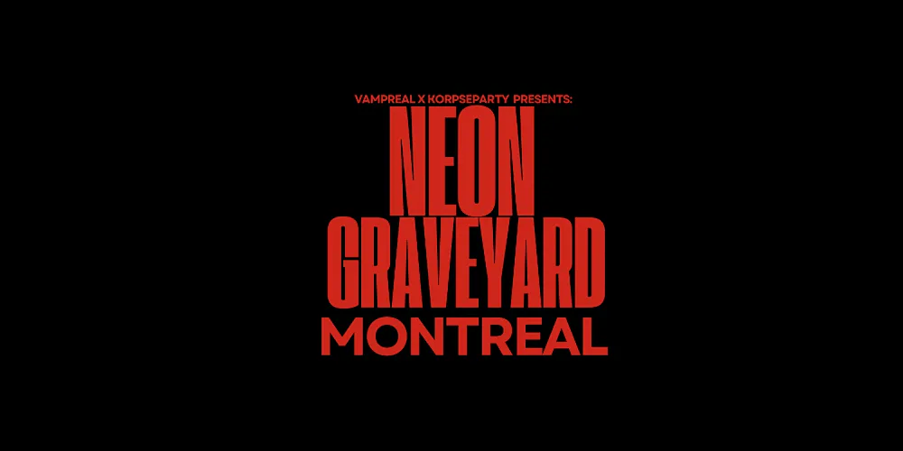 Neon Graveyard — event flyer