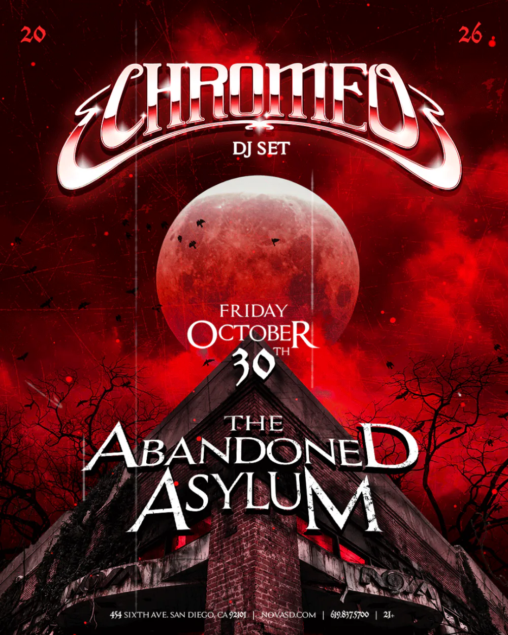 Chromeo — event flyer