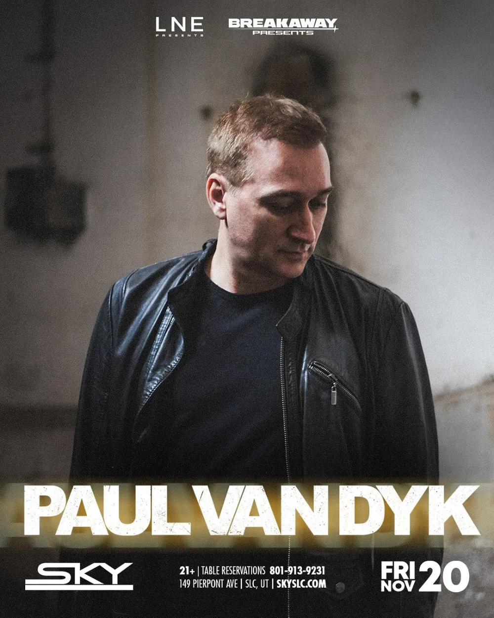 Paul van Dyk — event flyer