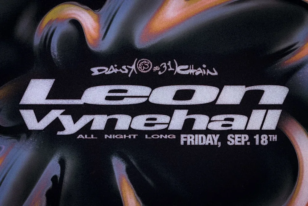 Leon Vynehall — event flyer