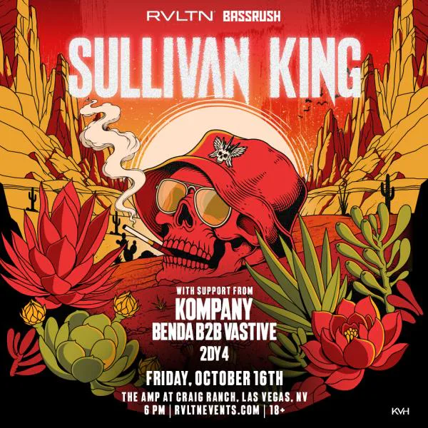 RVLTN & Bassrush Presents — event flyer