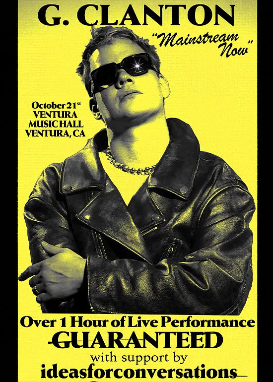 George Clanton — event flyer